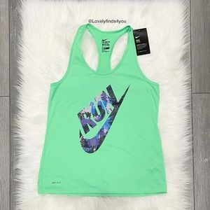 Neon Green Nike Tank Top M